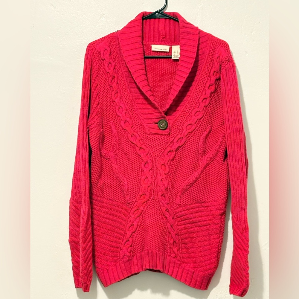 DKNY Fuchsia Knit sweater